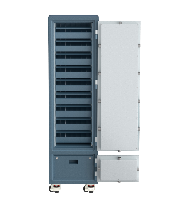 Heavy Duty Single Door Tall Cigarette Cabinet - Image 2